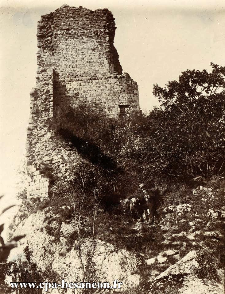 Dans les ruines de Montfaucon - Automne 1901